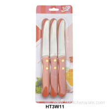 wooden steak knife gift set